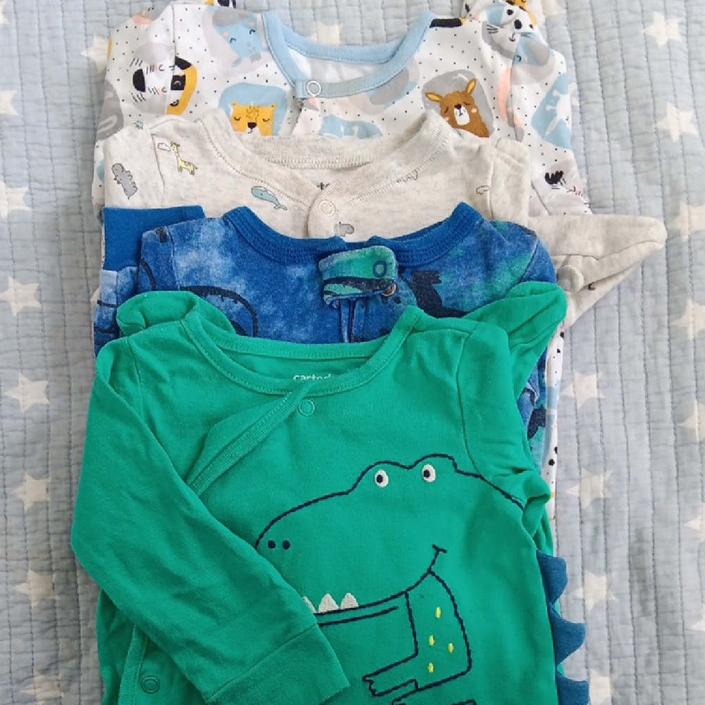 Baby Onesies with Animal Prints